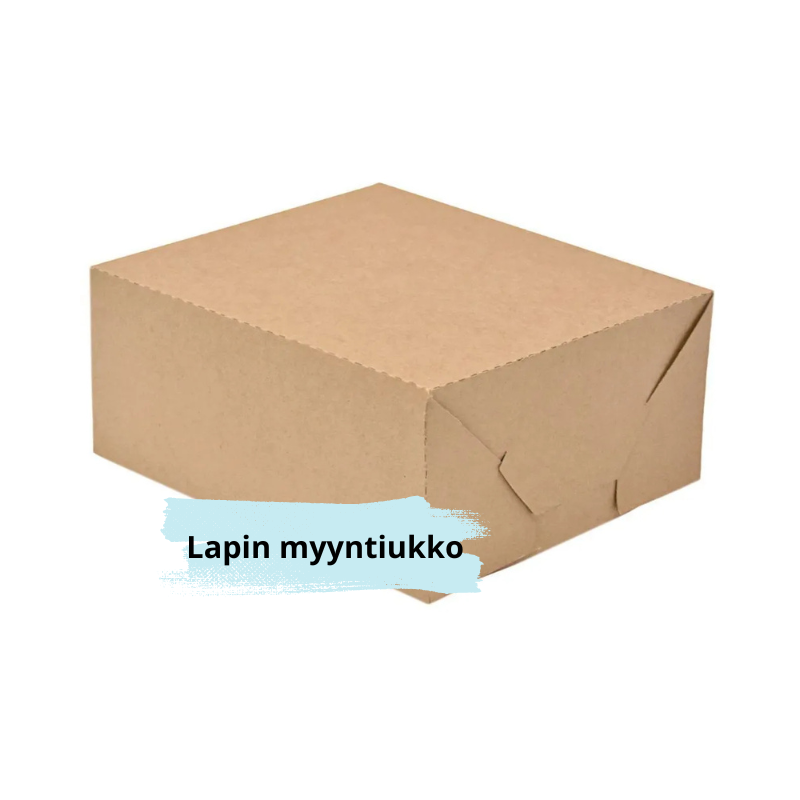 Leivosrasia kartonki nr. 4A, 17,5x16+8cm valkoisella taustalla.