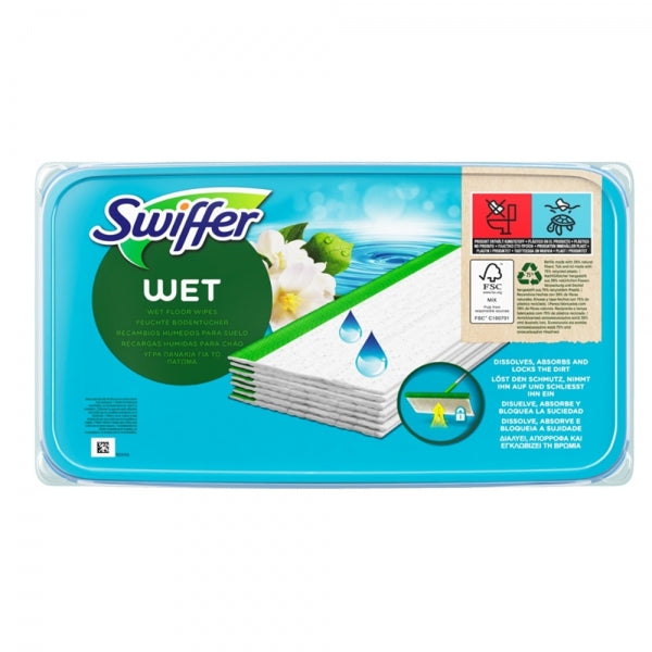 Swiffer Puhdistuspyyhkeet 24kpl pakkauksessaan valkoisella taustalla.