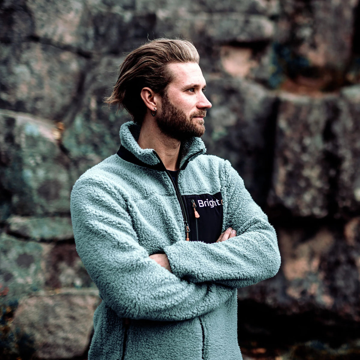Bright Equipment Sherpa Fleece, lämmin fleecetakki miehille ja naisille