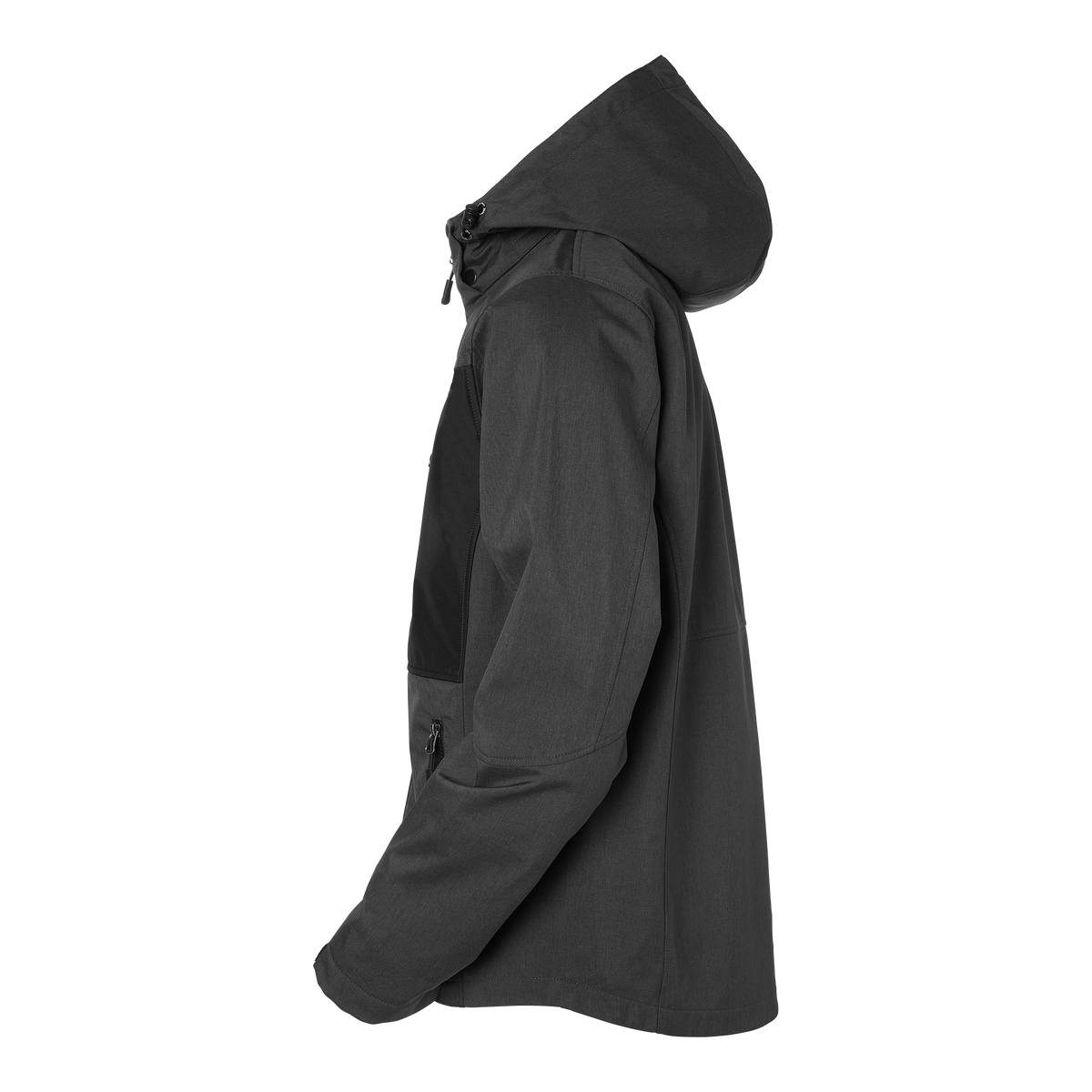 South West Jack Softshell Takki, musta ja harmaa.