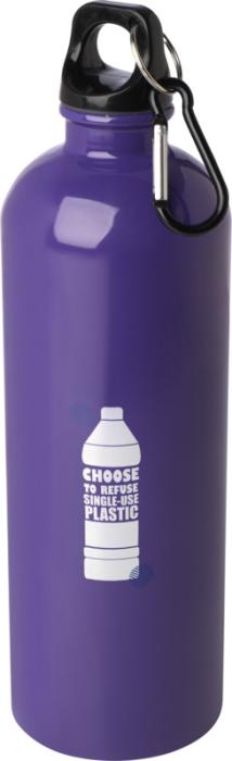 Oregon 750 ml – kevyt ja kestävä juomapullo kierrätysteräksestä. Esim. 10kpl. 360 full color digitaalinen painatus.