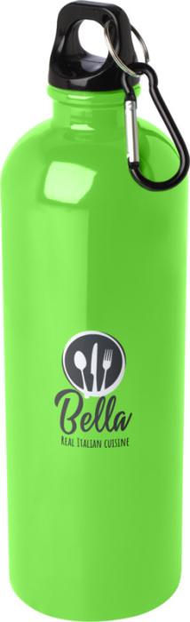 Oregon 750 ml – kevyt ja kestävä juomapullo kierrätysteräksestä. Esim. 10kpl. 360 full color digitaalinen painatus.