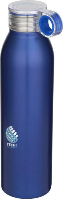 Grom RCS-teräksinen vesipullo 650 ml. Esim. 10kpl. laserkaiverruksella.