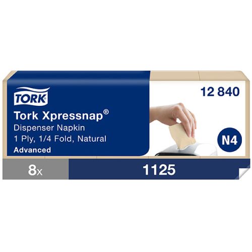 Tork N4 Xpressnap® Natural annostelijaliina 1-krs 1125kpl
