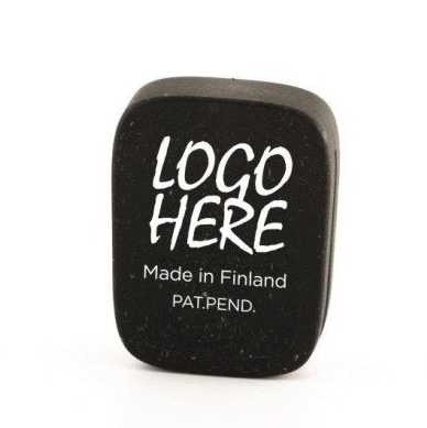 Ekologinen Pussinsulkija 1-väripainatuksella - Suomalainen Innovaatio. Esim. 100kpl.