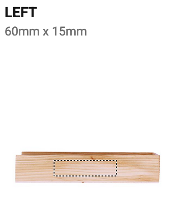 Domino-peli puulaatikossa – 28 palaa. Laserkaiverruksella. Esim. 5kpl.