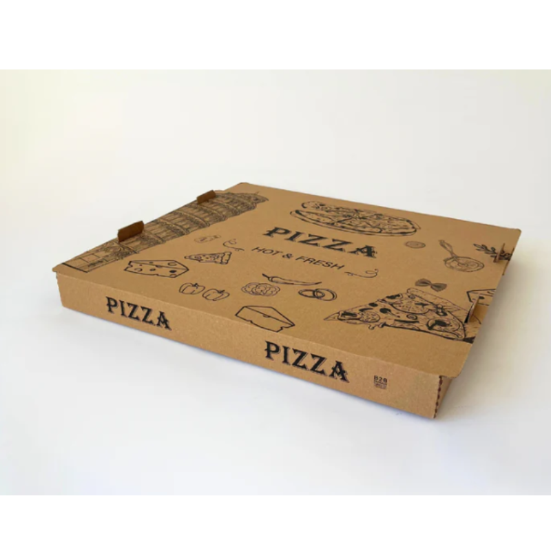 Pitzalaatikko ruskea 32 cm 2-os 100 kpl/pkt
