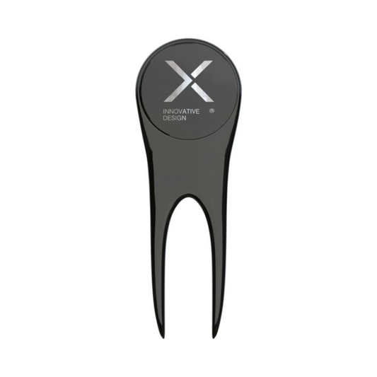 Tyylikäs SCX.design T01 griinihaarukka. Esim. 25kpl. laserkaiverruksella.