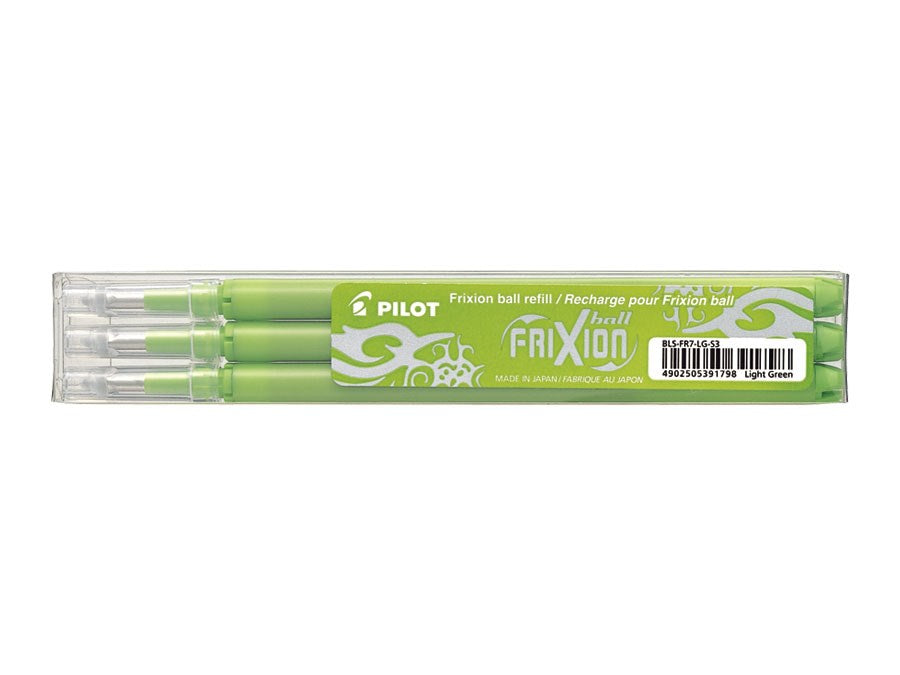Pilot FriXion Täyttöpatruunat 3 kpl (0,7 mm) Eri värejä.
