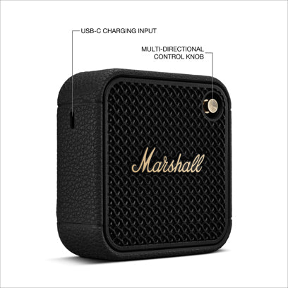 Marshall Willen II kannettava Bluetooth-kaiutin alk. 10kpl. merkkauksella