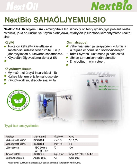 Saha öljyemulsio 200L