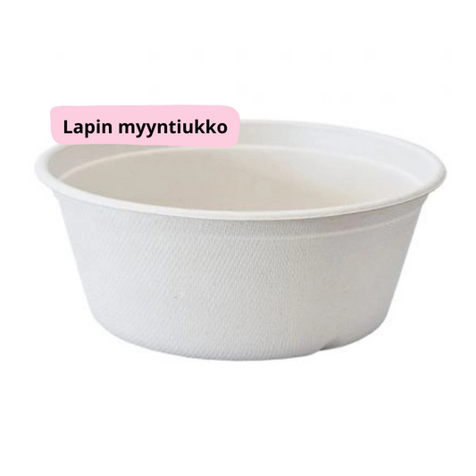 Soppakulho sokeriruokoa, 500 ml, 125 kpl/pkt