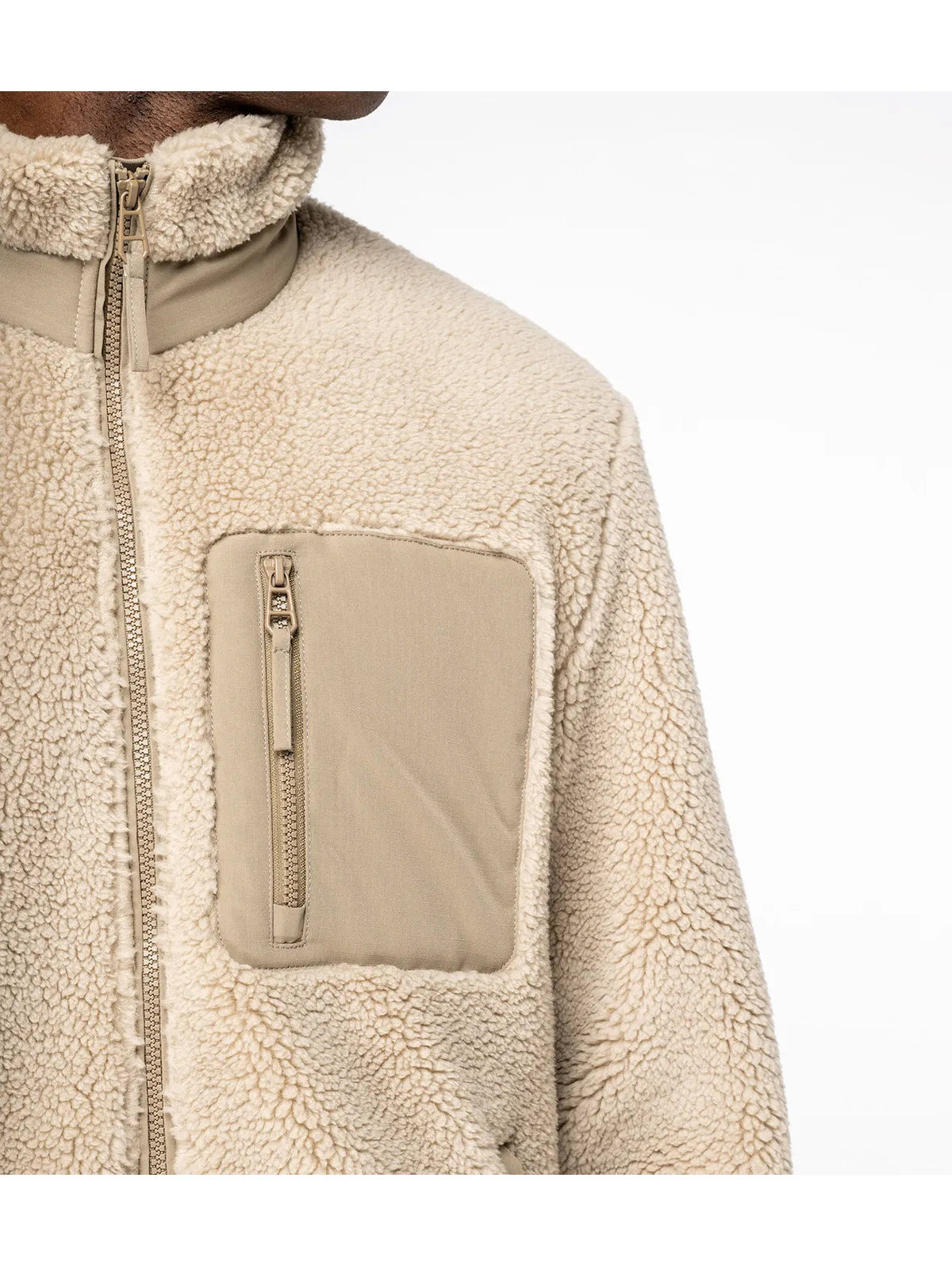 Native Spirit Unisex Eco-Friendly Sherpa Jacket