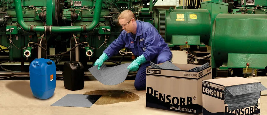 DENSORB Universal Imeytysmatto 40x50cm 200kpl | Teollisuuskäyttöön
