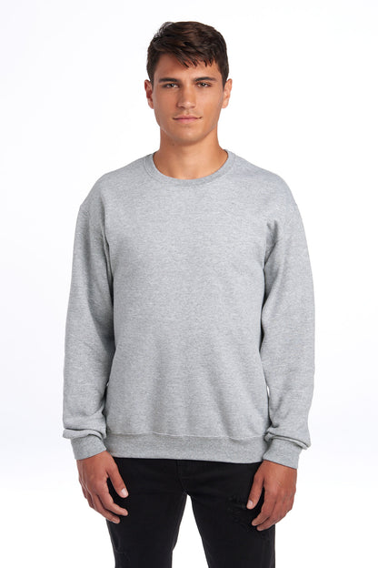 Jerzees NuBlend J562M unisex collegepaita 50% puuvilla-polyesteri.