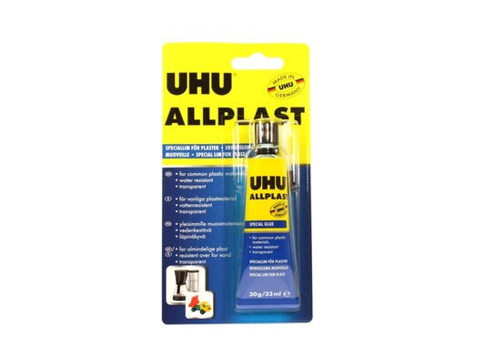 UHU Allplast erikoisliima 30g/33ml  TILAA 4 kpl, saat ilmaisen toimituksen!